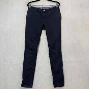 Toad&Co Jeans Womens 6 Blue Dark Wash Mid Rise Silvie Skinny Stretch Denim